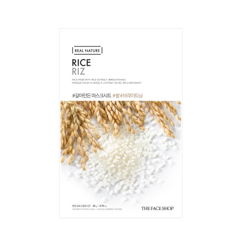 Real Nature Face Mask  Rice